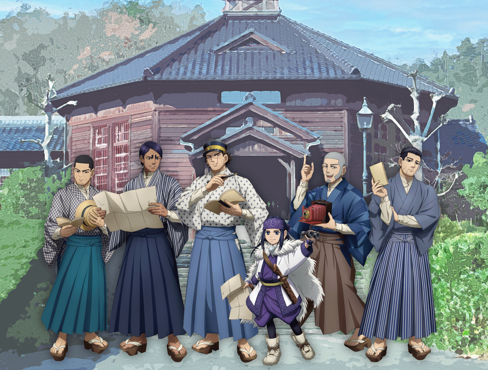 明治村ゴールデンカムイコラボ第１弾リアル謎解きゲームイベントグッズ 人気TVアニメ『ゴールデンカムイ』が博物館 明治村で リアル謎