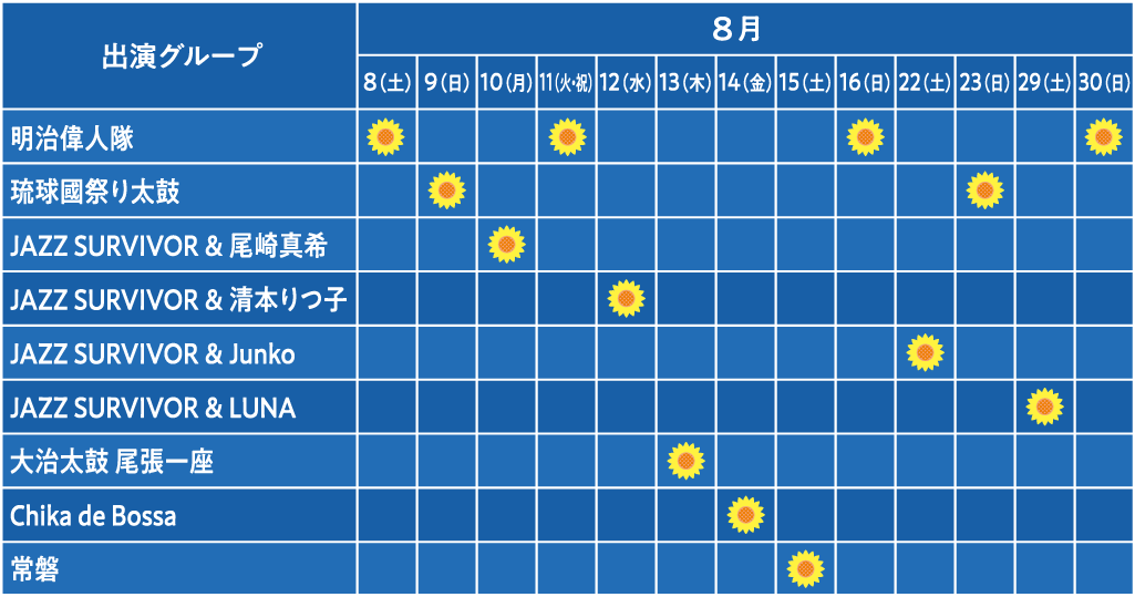 予定表