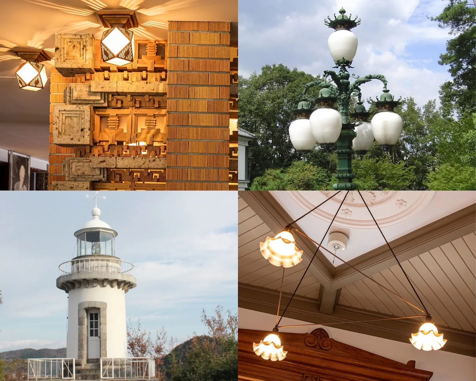 大正初期の行灯　レトロ 福岡レトロ 照明 大正時代