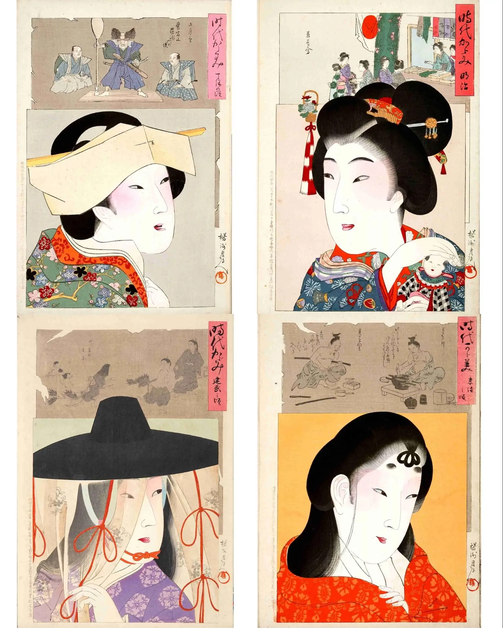 おしゃれでカラフル！明治時代に活躍した浮世絵師5選｜メイジノオト
