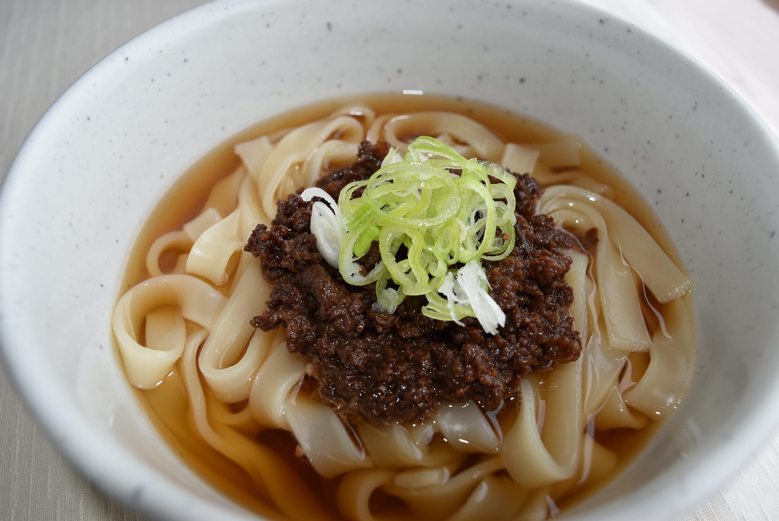 みかわ牛の肉きしめん / 1,000円