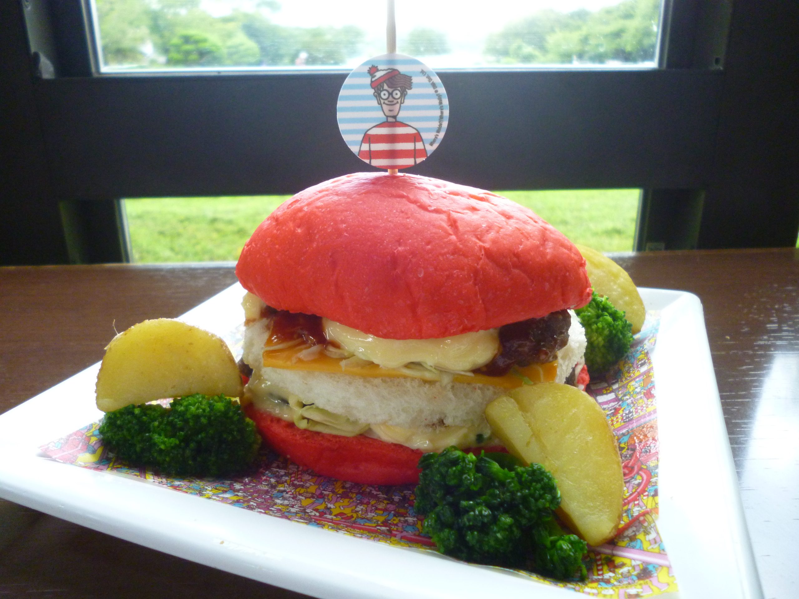 “ウォーリー”のボーダーバーガー / 1000円