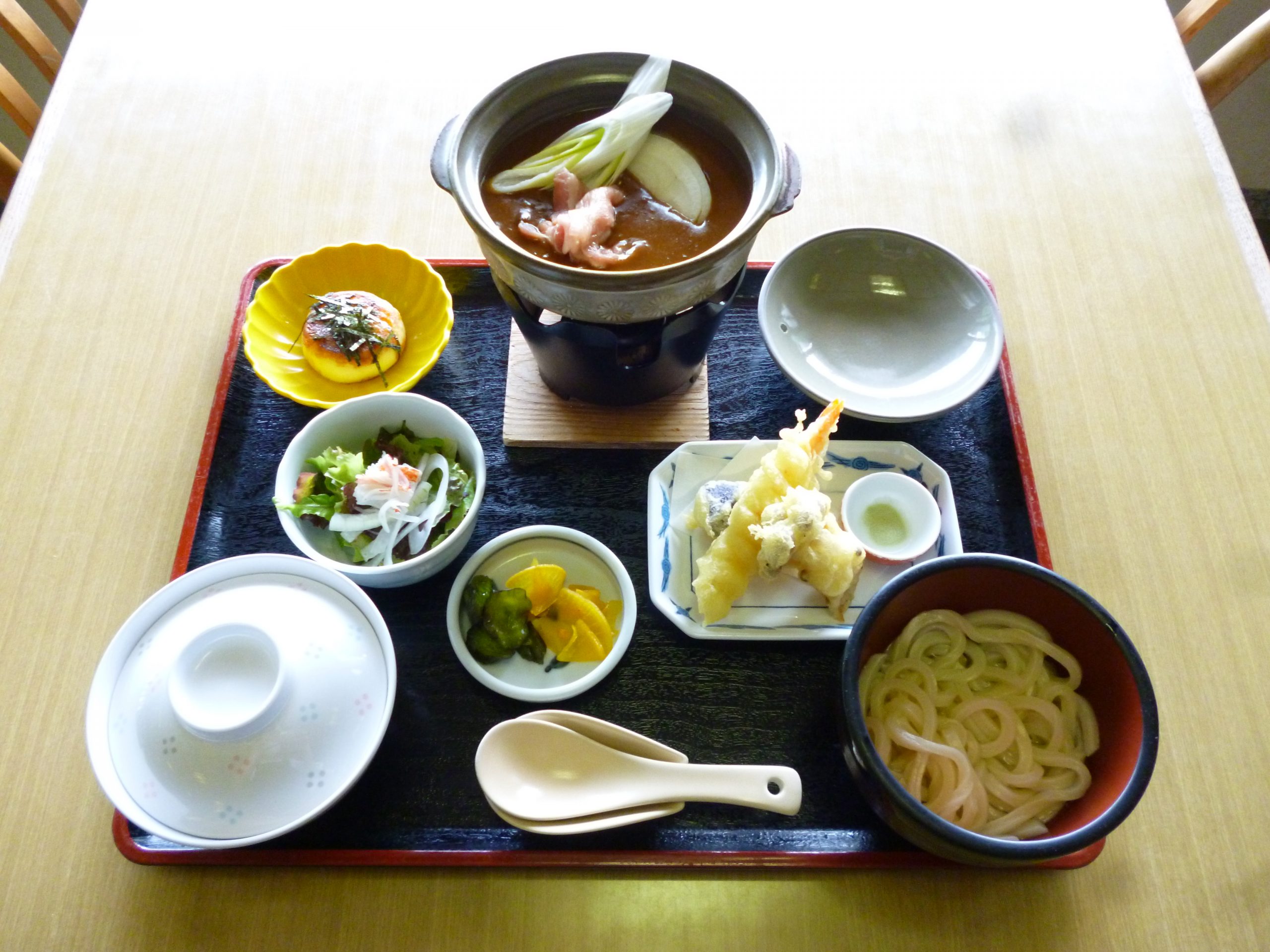 蜂カレーうどん御膳 / 1800円